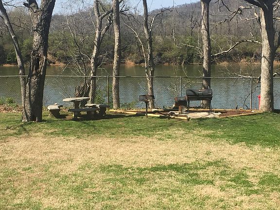 Great view of the river! Several grills are located througho