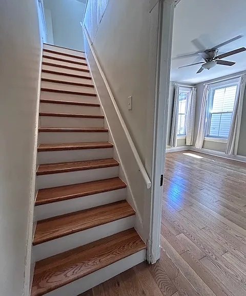 Stairs to third floor