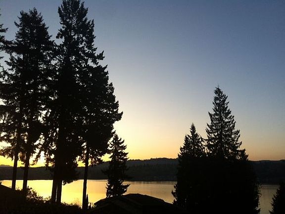 Sunrise view, back deck