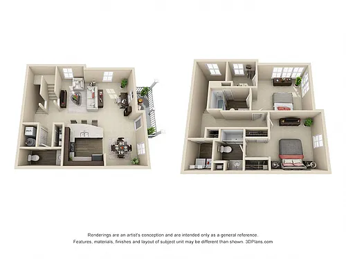 Floor plan The Stratford Townhome