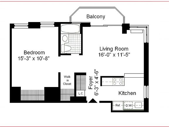 2nd image of 235 W 48th St APT 9C