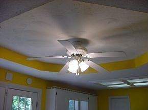 Trey Ceiling detail in Dining Area.