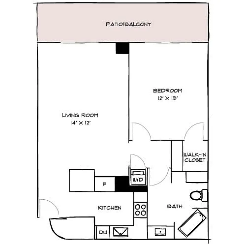 Floor plan Surf 1C Premier