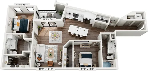Floor plan B32