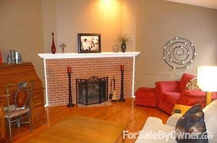 Den/Study with wood-burning fire place