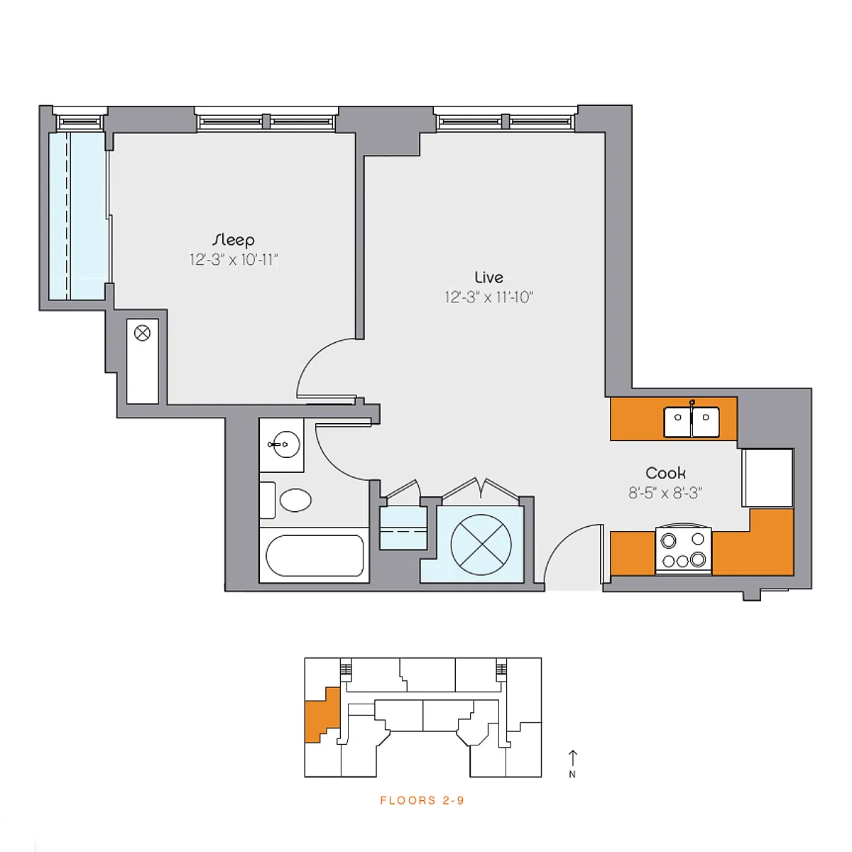 Floor plan clyd-1bT12