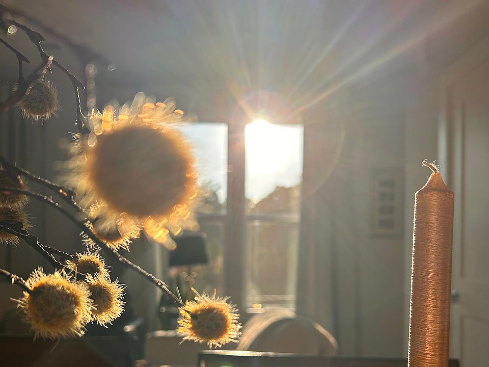 Sunset views in the front.