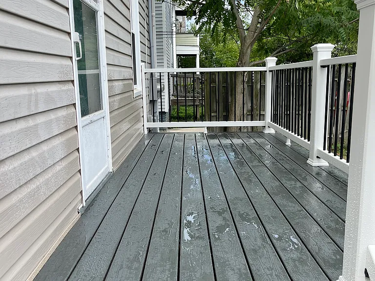 New rear composite back deck