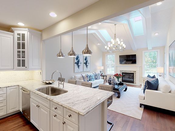 Expansive great room shown with optional fireplace