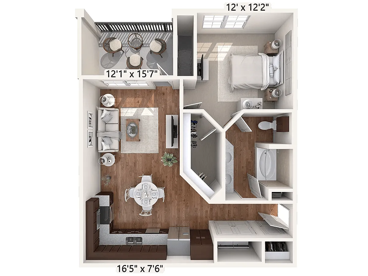 Floor plan Azul