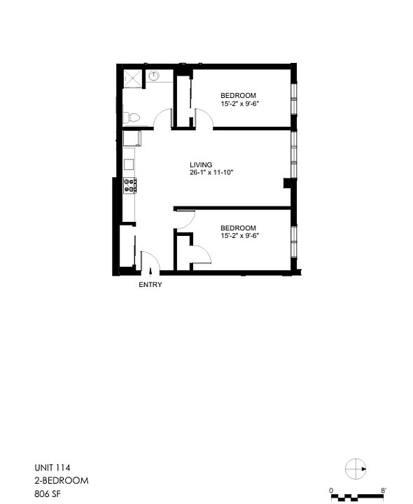 2nd image of 105 S Union St Unit 114