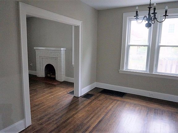 Dining room showing the living room view