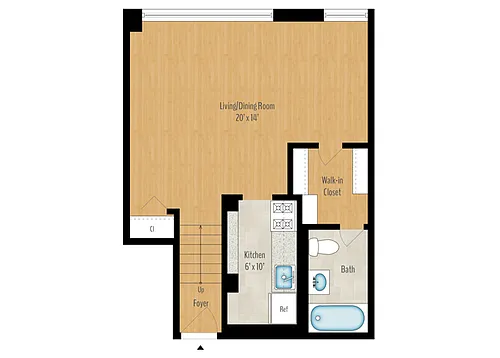 Floor plan Studios