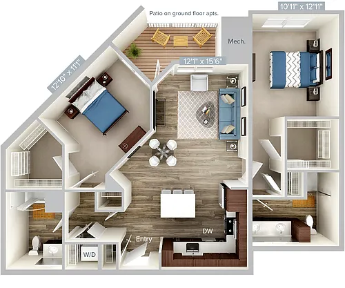 Floor plan B4-1147