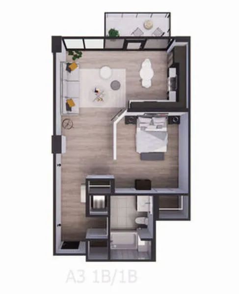 Floor plan A3A