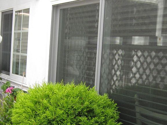 Outside view of ground floor apt. level apartment