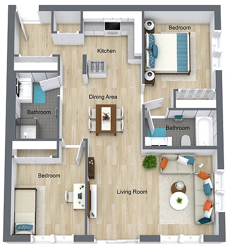 Floor plan Morrison