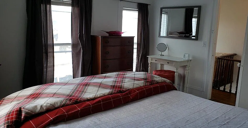 Master Bedroom in Winter.