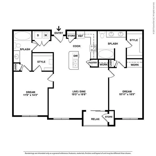 Floor plan B3
