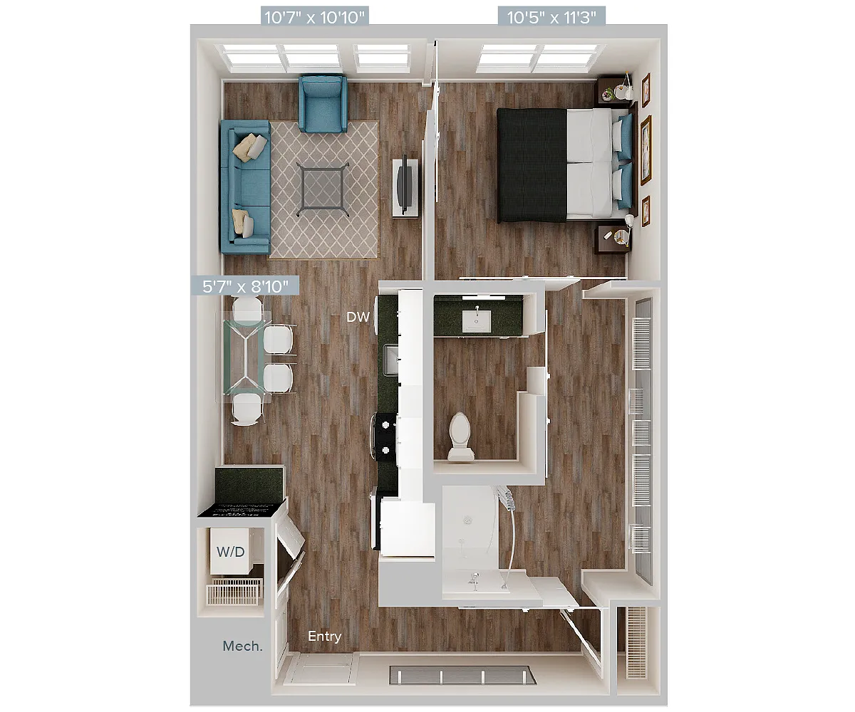 Floor plan f-AM08-701SF