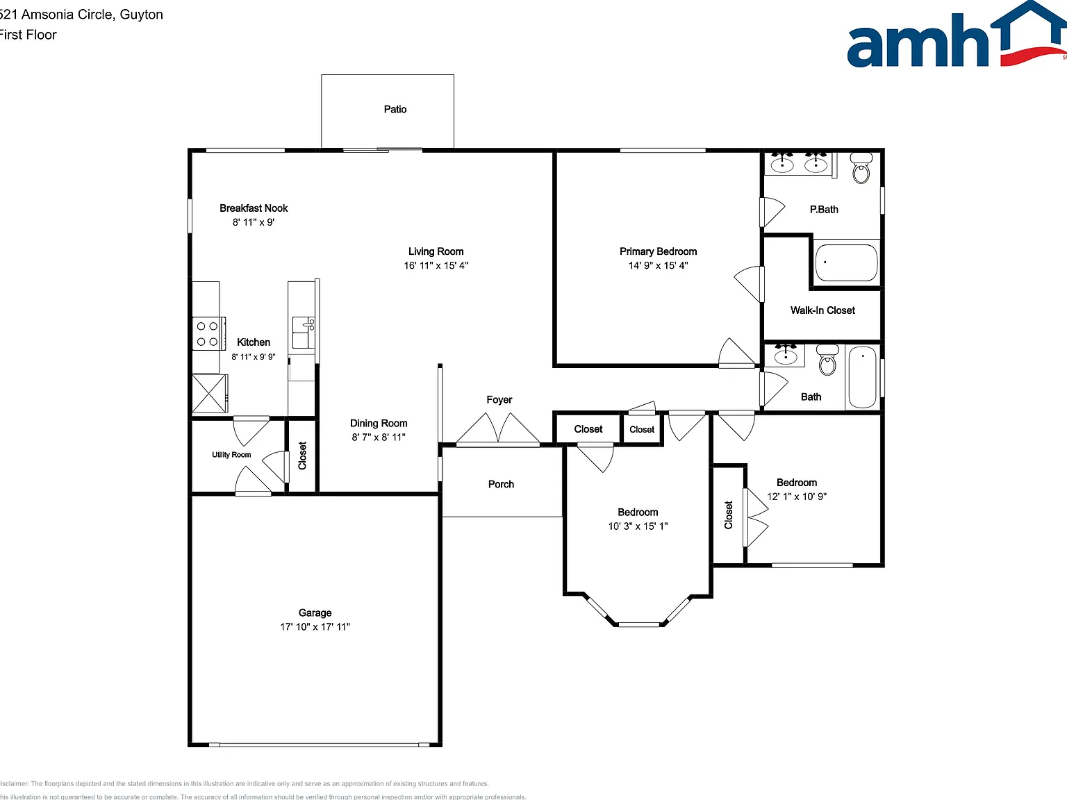 3 bed, 2.0 bath, 1532 sqft, $2,105 — Photo 2