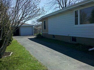 Side Drive and Garage