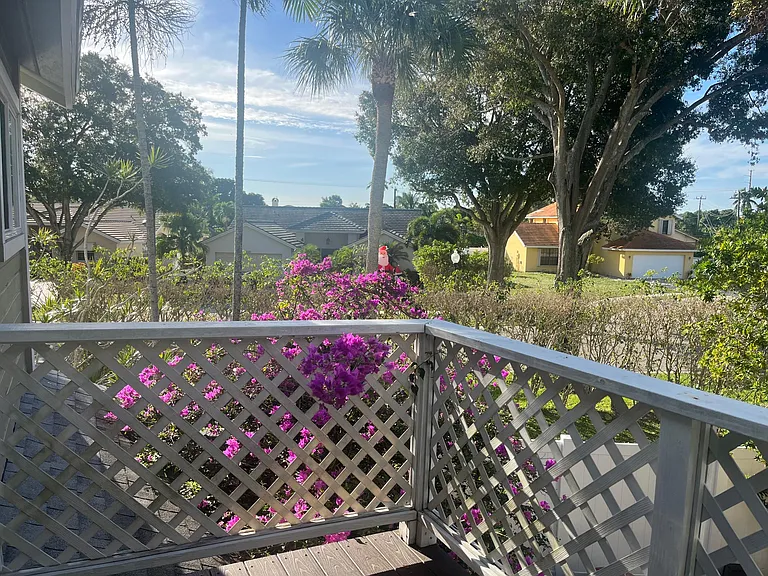 Master bedroom balcony