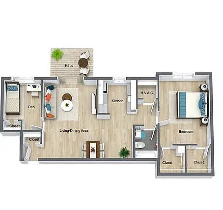 Floor plan A1DR