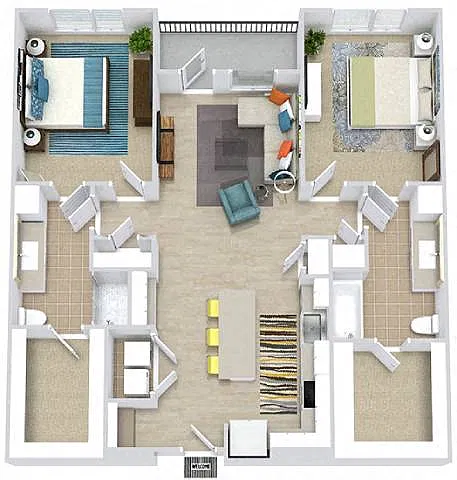 Floor plan Piedmontese