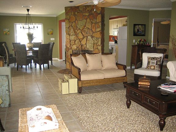 Tile floors, beautifully decorated