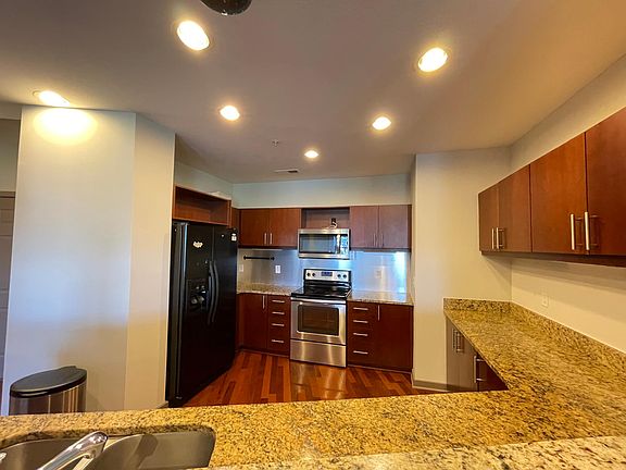 kitchen with granite counter top
