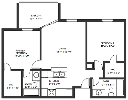 Floor plan C1PWD