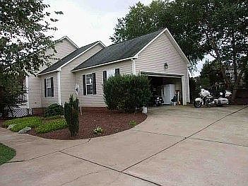 Garage and side view