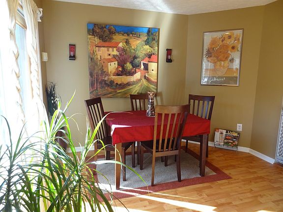 Dining room - updated flooring on main level