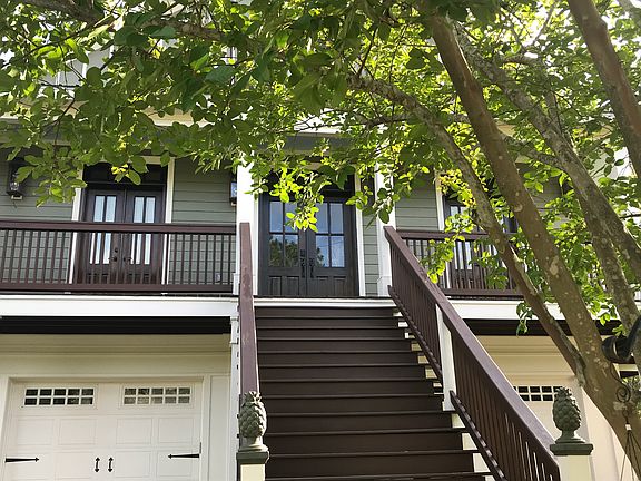 front view- going up stairs