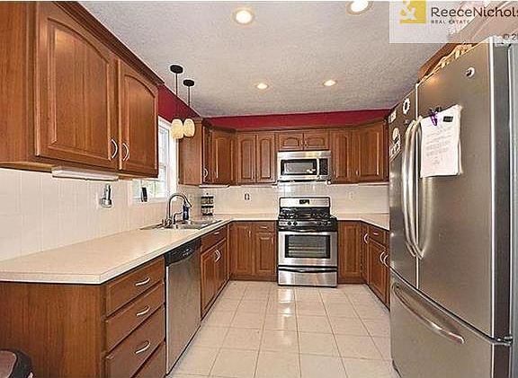 New cabinets and countertop.