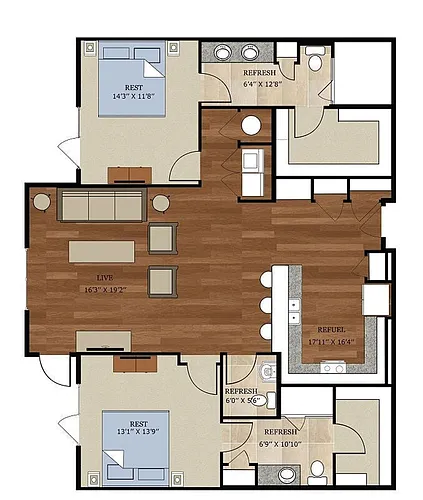 Floor plan 3116
