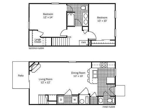 Floor plan The Adirondack