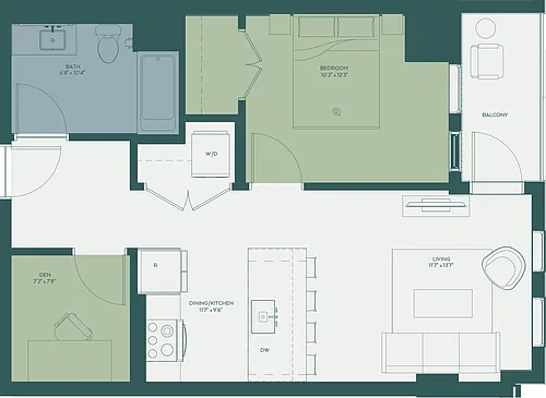 Floor plan A1D