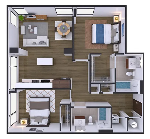 Floor plan 301-B04