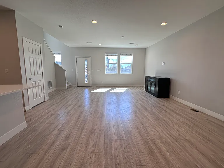 Dining and living area, open layout