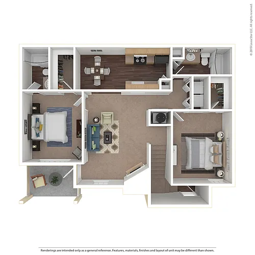 Floor plan 2x2 Large
