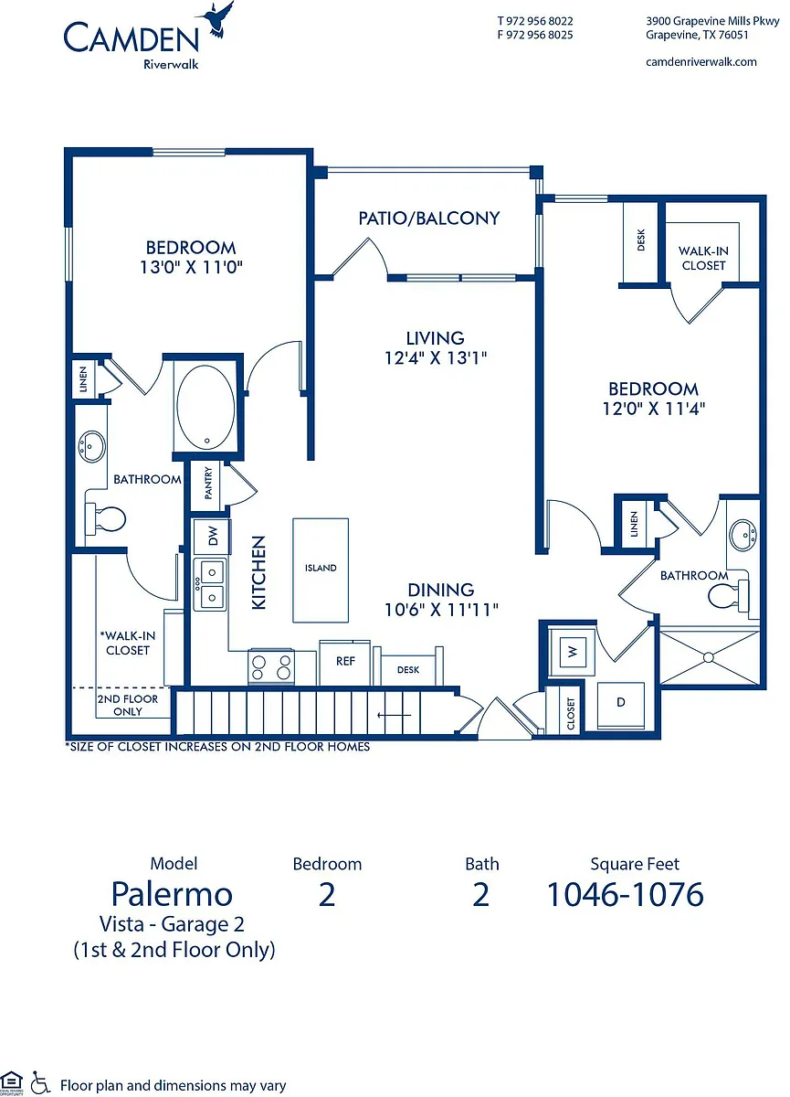 Floor plan Palermo Vista - Garage2