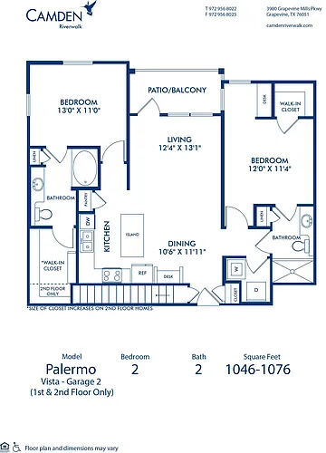Floor plan Palermo Vista - Garage2