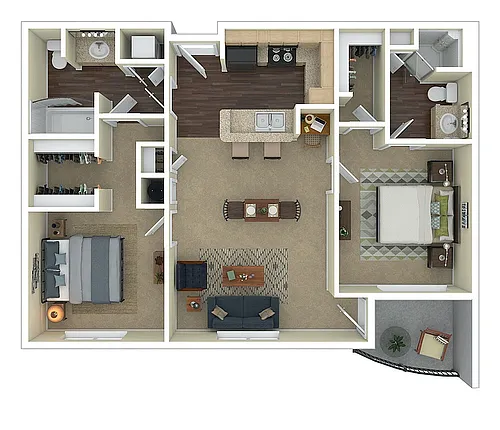 Floor plan B3 Vermont Upgrade