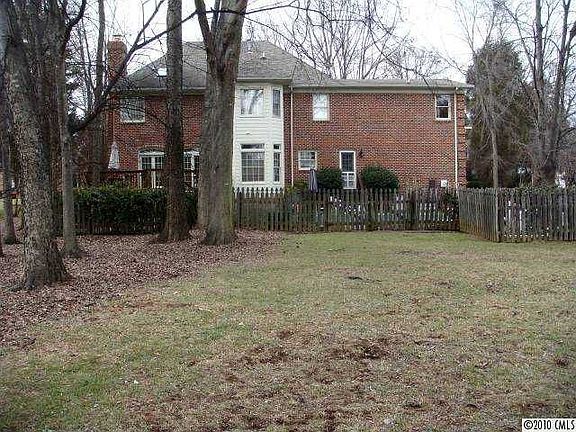 Backyard from property line