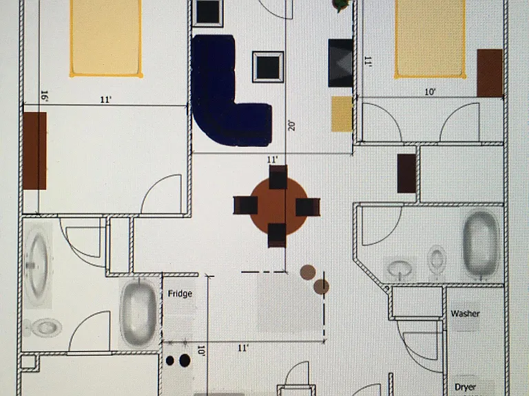 Unit is the mirror image (reverse layout) of this picture.