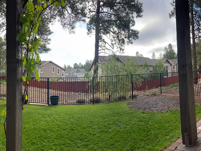 Backyard off of the Master Bedroom