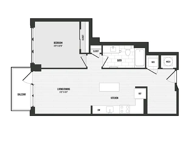 Floor plan A1AD - Coda