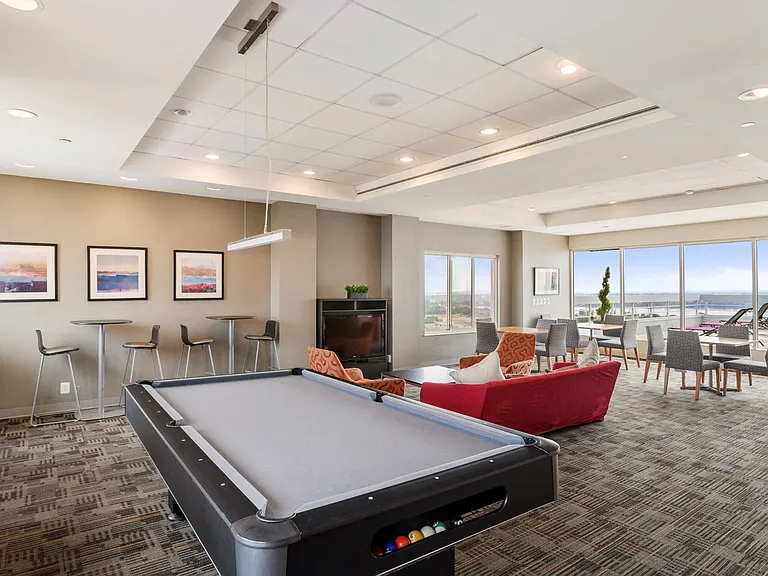 Rooftop pool table